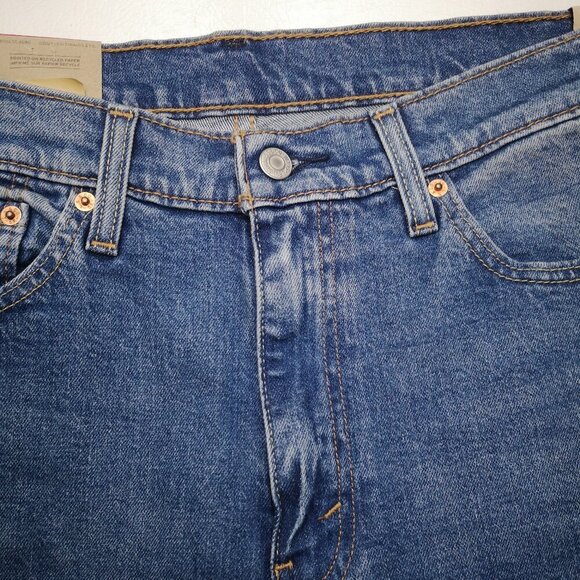 NWT Levi's 514 Men's Size 36/30 Straight Leg Medium Wash Blue Jeans - Picture 6 of 14